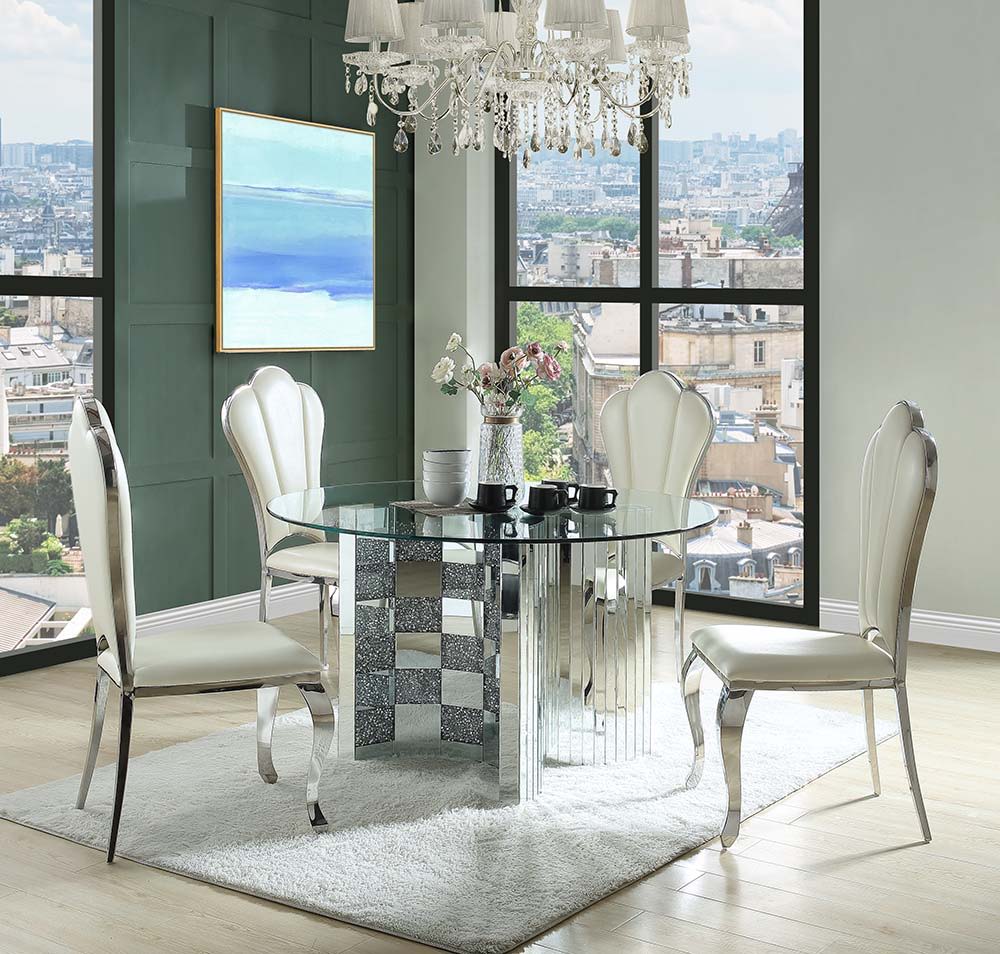 Noralie - Dining Table - Mirrored - 30