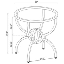 Aviano - Dining Table Base - Gunmetal