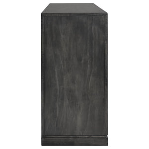 Lorenzo - 6-Drawer Dresser - Dark Gray