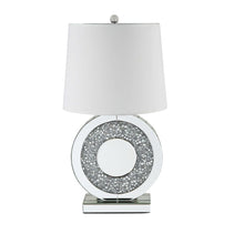 Noralie - Table Lamp - Mirrored & Faux Diamonds - 27"