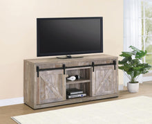 Coaster - 3-shelf Sliding Doors TV Console