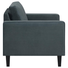 Gulfdale - Cushion Back Upholstered Chair - Dark Teal