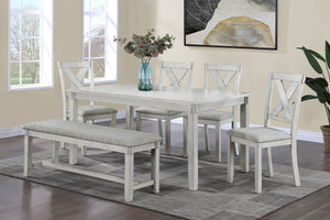 Clara - 5 Piece Dining Set - Drift Wood