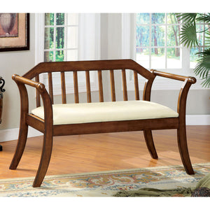 Derby - Bench - Dark Oak / Beige