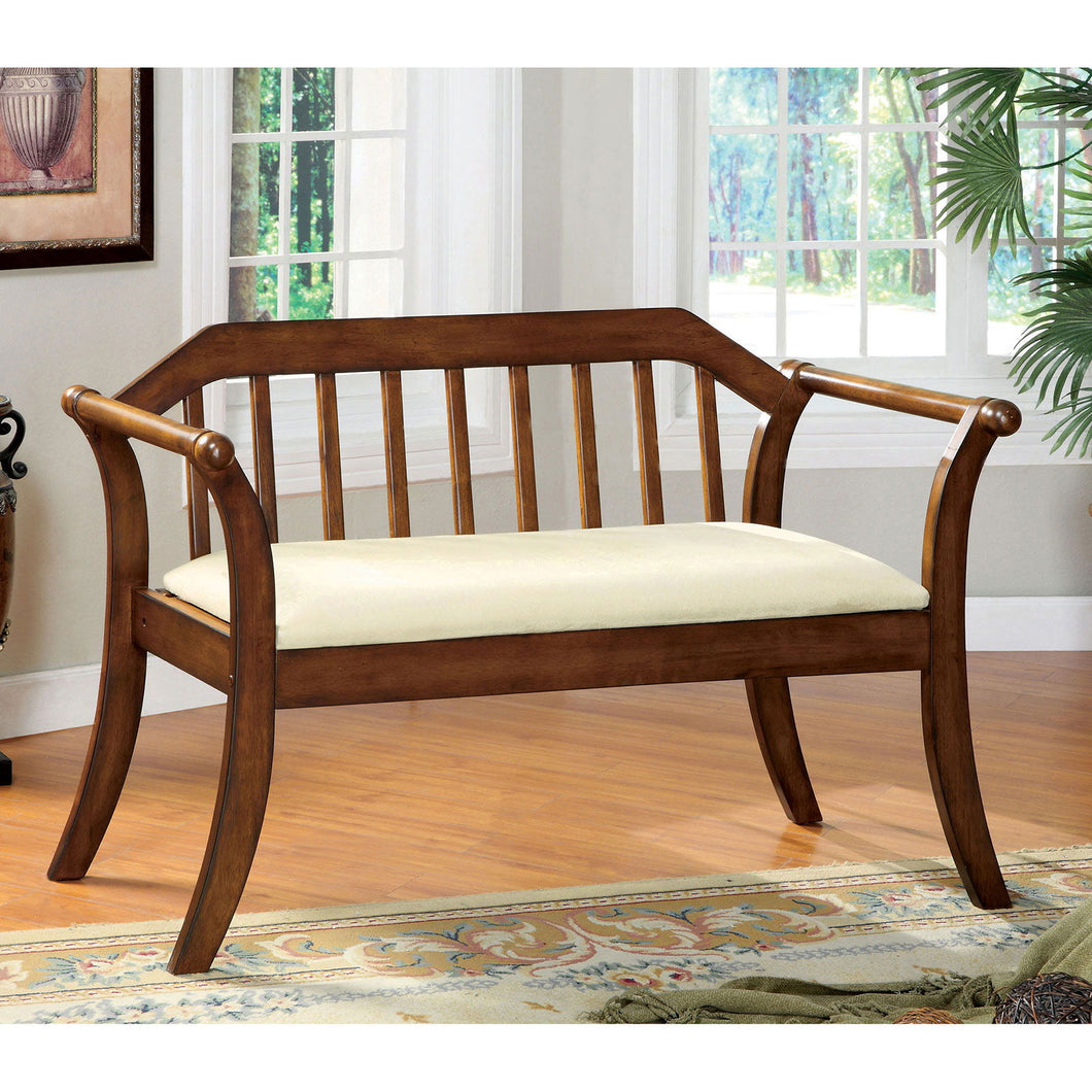 Derby - Bench - Dark Oak / Beige