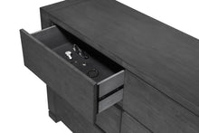 Lorenzo - 6-Drawer Dresser - Dark Gray