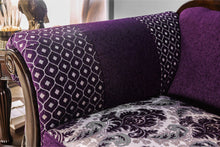 Emilia - Sofa - Purple / Silver