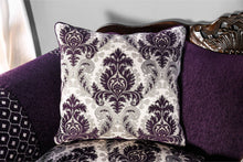 Emilia - Sofa - Purple / Silver