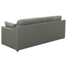 Grayson - Sloped Arm Upholstered Sofa - Gray