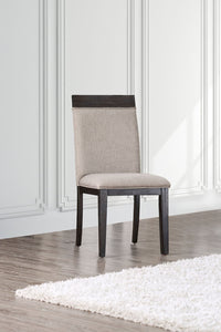 Modoc - Side Chair (Set of 2) - Espresso / Beige