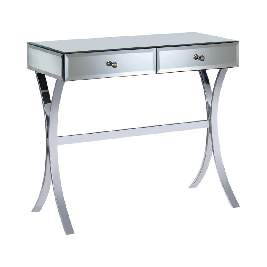 Scilla - 2-Drawer Console Table - Clear Mirror