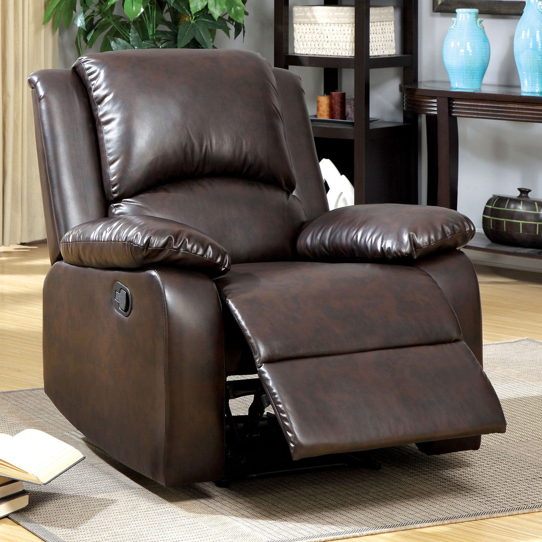 Oxford - Recliner - Rustic Dark Brown