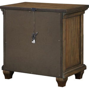 Bennington - Rectangular 2-Drawer Nightstand - Acacia Brown