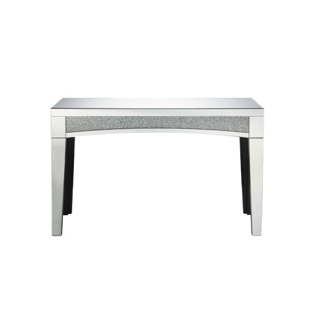 Nowles - Accent Table - Mirrored & Faux Stones - 32