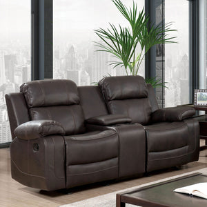 Pondera - Loveseat - Dark Brown