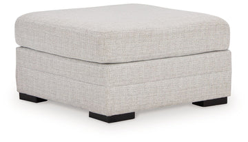 Koralynn - Oversized Accent Ottoman - Stone