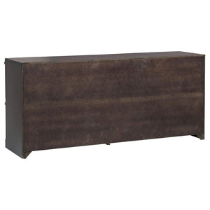 Azalia - 4-Drawer Dresser - Black And Walnut