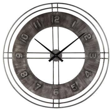 Ana Sofia - Wall Clock - Antique Gray