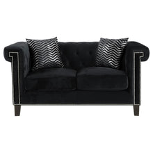 Reventlow - Tufted Loveseat - Black