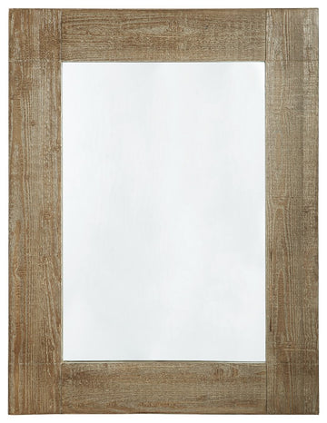 Waltleigh - Accent Mirror - Distressed Brown