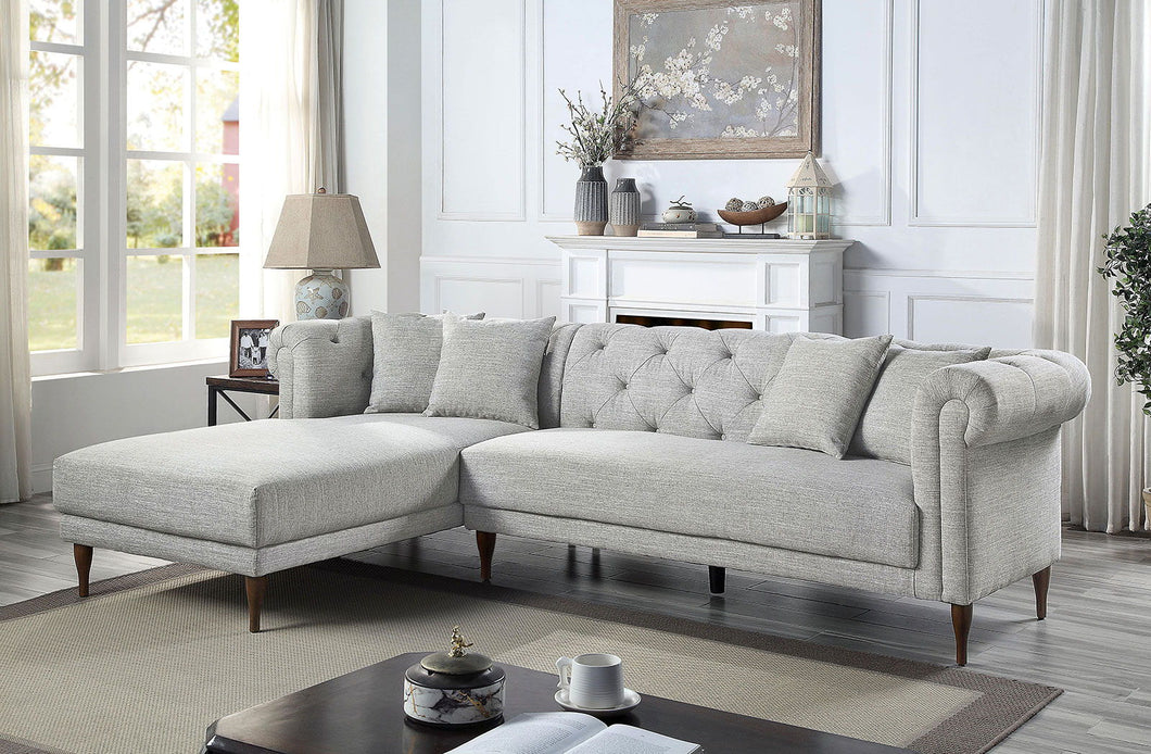 Azariah - Sectional - Gray