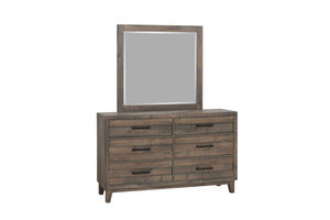 Tacoma - Dresser & Mirror - Brown