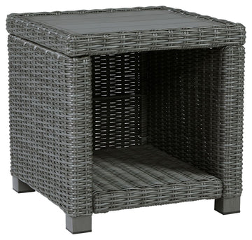 Elite Park - Square End Table - Gray
