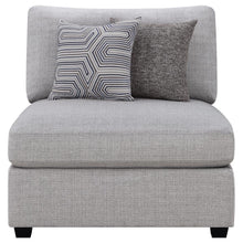 Cambria - Upholstered Armless Chair - Grey