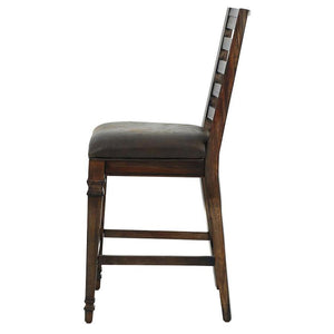 Avenue - Ladder Back Counter Height Chairs (Set of 2) - Brown