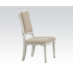 Morre - Chair - Beige Linen & Antique White