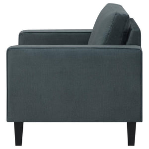 Gulfdale - Cushion Back Upholstered Chair - Dark Teal