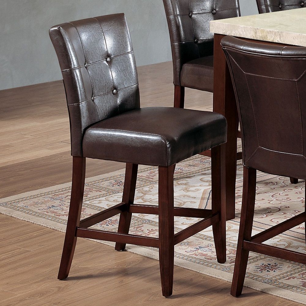 Britney - Counter Height Chair (Set of 2) - Dark Brown - 20