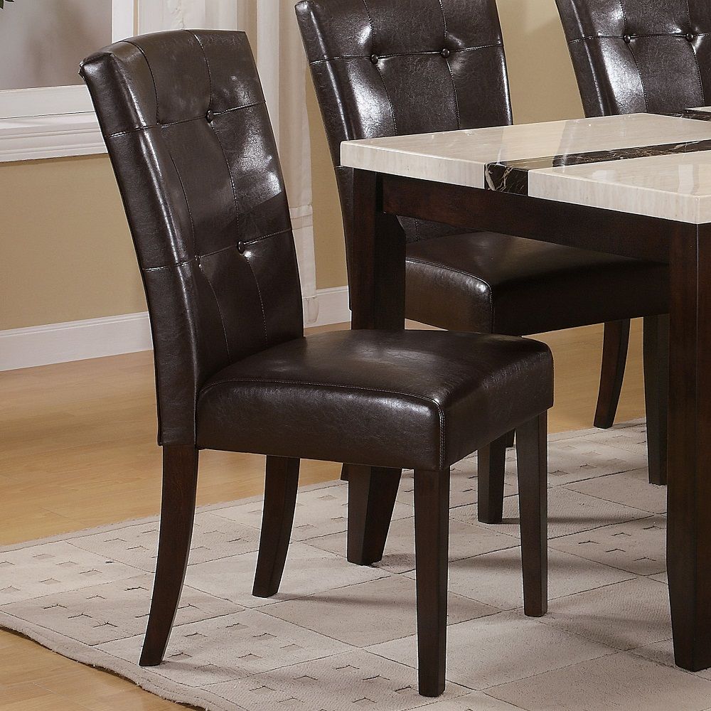 Britney - Side Chair (Set of 2) - Dark Brown - 20