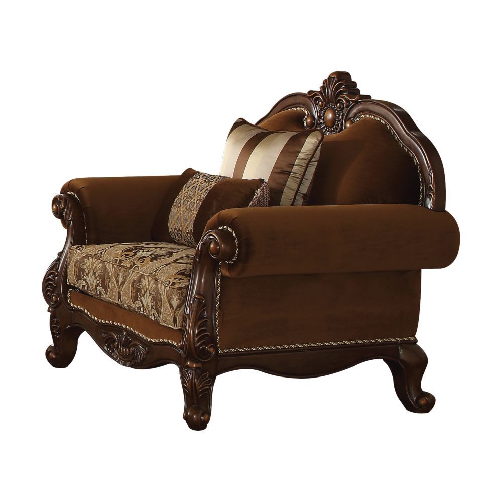Jardena - Chair - Fabric & Cherry Oak