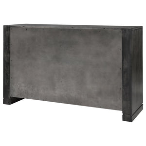 Lorenzo - 6-Drawer Dresser - Dark Gray