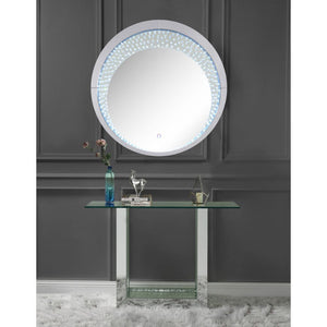 Nysa - Accent Table - Pearl Silver - Wood