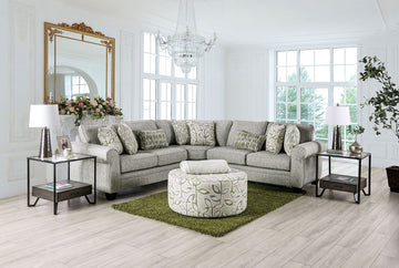 Gardner - Sectional - Gray / Green