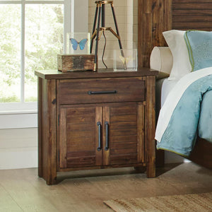 Sutter Creek - 2-Door Nightstand - Brown