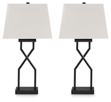 Brookthrone - Black - Metal Table Lamp (Set of 2)