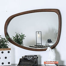 Fulton - Curved Mirror - Dark Oak / Dark Walnut