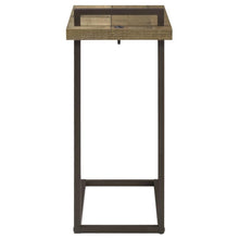 Maxwell - Rectangular Top Accent Table With USB Port - Weathered Pine