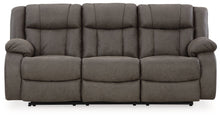 First Base - Gunmetal - Reclining Sofa
