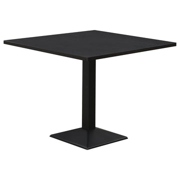 Moxee - Square Dining Table - Espresso and Gunmetal