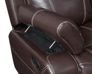 Myleene - Glider Loveseat with Console