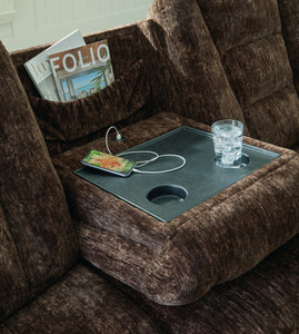 Soundwave - Reclining Sofa W/Drop Down Table