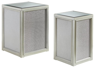 Traleena - Nesting End Tables (Set of 2) - Silver Finish