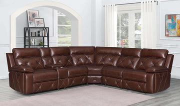 Chester - Power Reclining Sectional - Brown