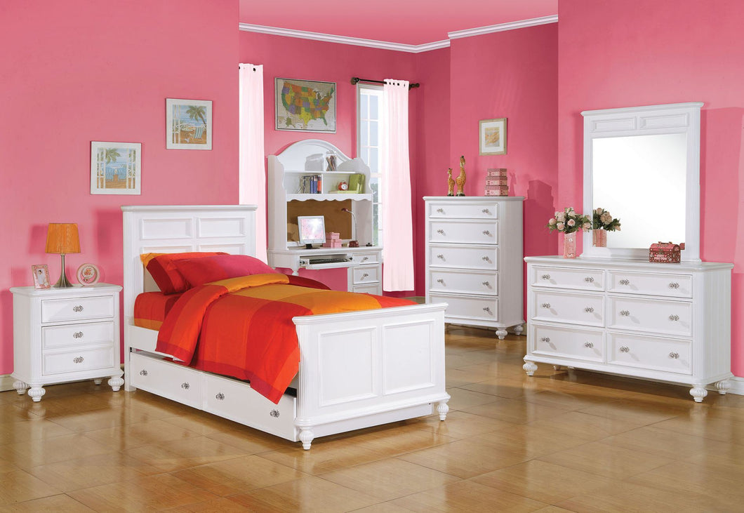 Athena - Full Bed - White - 50