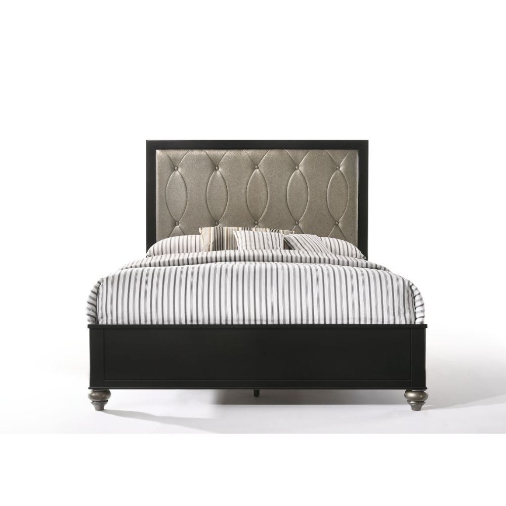 Ulrik - Eastern King Bed - Copper & Black