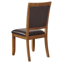 Nelms - Upholstered Side Chairs (Set of 2) - Deep Brown And Dark Brown